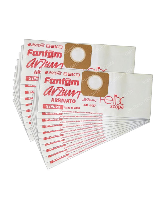 أرزوم أريفاتو ورق 10 عبوات أكياس غبار