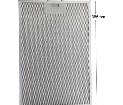 00742967 Filtro Campana Extractora Filtro permanente metálico para grasa 38,8 x 26,5