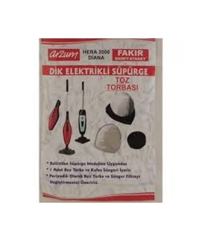 كيس غبار للمكنسة الكهربائية العمودية فاكير داركي أرزو هيرا - قطع غيار متوافقة