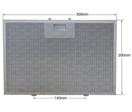 Beko 9197060212 Davlumbaz Metal Yağ Filtresi (Mesh) 300x200 mm – Uyumlu