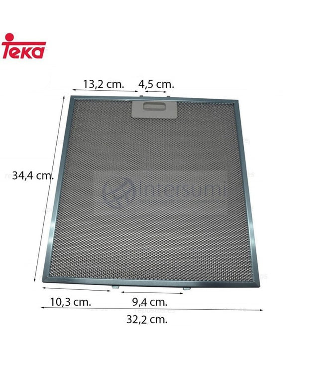 فلتر غطاء محرك السيارة المتوافق مع Teka DBB70 مقاس 344.5 × 325 مم - 81460138