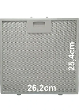 Silverline Esty 2240 X6 Davlumbaz Filtresi Aspiratör Tel 262x254 (Orijinal – Adetli)