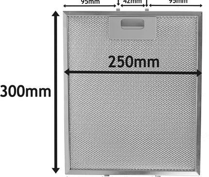 25x30 см CM 25 x 30 вытяжной фильтр масляный аспиратор плита жирный фильтр кухня вытяжка вентиляция алюминий 250x300 мм