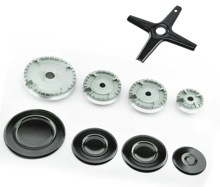 Burner Hat Set Cooker Oven Hob Gas Burner Crown Flame Cap Cover for kitchen gas-burner gas stove handles Spare Parts Accessory