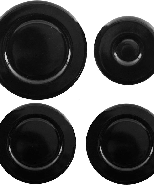 Конфорки Для Газовой Плиты Запчасти Для Газовых Плит Газовая горелка для духовки, плиты, Корона и набор крышек для пламени (малый, 2 средний и большой, 55-100 мм), запасные части, замена аксессуар