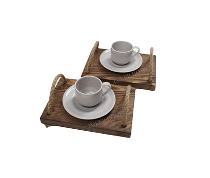Decorative Tray for Coffee Table - Set of 2