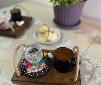 Decorative Tray for Coffee Table - Set of 2