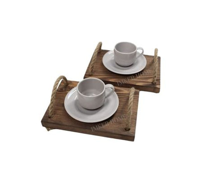 Decorative Tray for Coffee Table - Set of 2