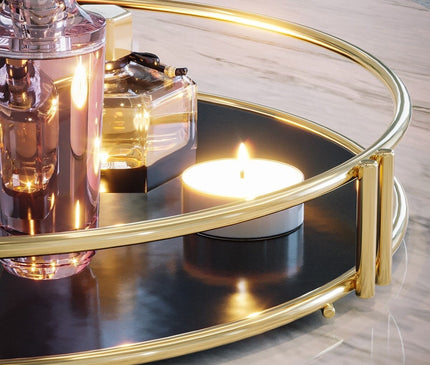 Service Presentation Tray Catering Gold Large Luxury Organizer Table Kitchen Promise Engagement Tray