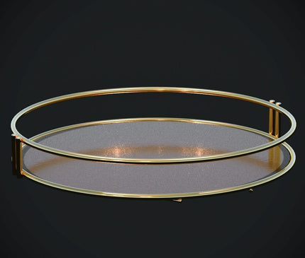 Service Presentation Tray Catering Gold Large Luxury Organizer Table Kitchen Promise Engagement Tray
