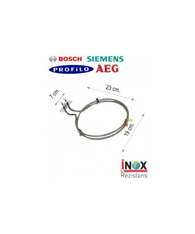 Турбонагреватель для духовки Bosch Siemens Profilo AEG 2600 Вт согревающий элемент запасные части Аксессуары OEM23x19x7  см
