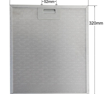 00363095 Фильтр вытяжки 320x280 мм Жировой фильтр вытяжки 32 см 28 см Bosch Siemens