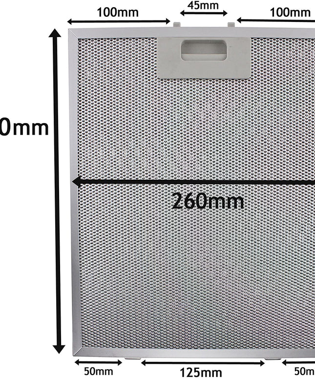 2 упаковки, 12,6x10,2 дюйма, фильтр для вытяжки, металлический фильтр для смазки, подходит для многих марок вытяжек 26x32, экстрактор