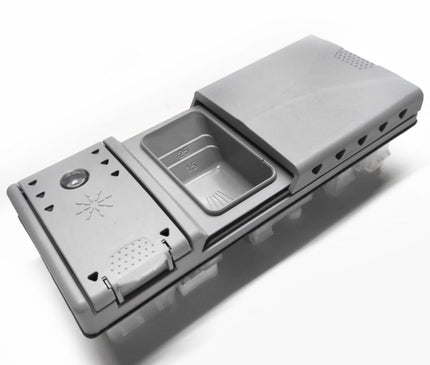 Dishwasher Detergent Dispenser Assembly Lock Tablets Storage Box Holder Spare Part Accessory BOSCH SIEMENS PROFILO 00490467