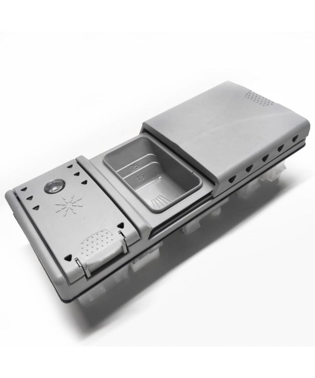 Dishwasher Detergent Dispenser Assembly Lock Tablets Storage Box Holder Spare Part Accessory BOSCH SIEMENS PROFILO 00490467