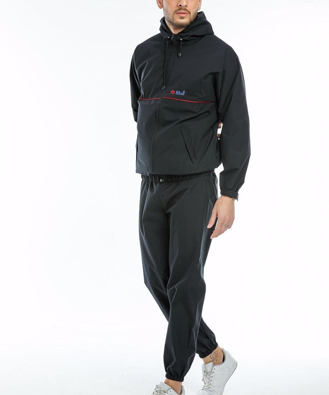Thermal Sauna Tracksuit Man Woman Unisex Large Size Navy Blue Fat Burning Exercise Tracksuit Weight Loss Tracksuit