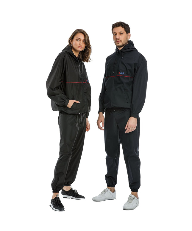 Thermal Sauna Tracksuit Man Woman Unisex Large Size Navy Blue Fat Burning Exercise Tracksuit Weight Loss Tracksuit