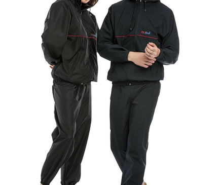 Thermal Sauna Tracksuit Man Woman Unisex Large Size Navy Blue Fat Burning Exercise Tracksuit Weight Loss Tracksuit